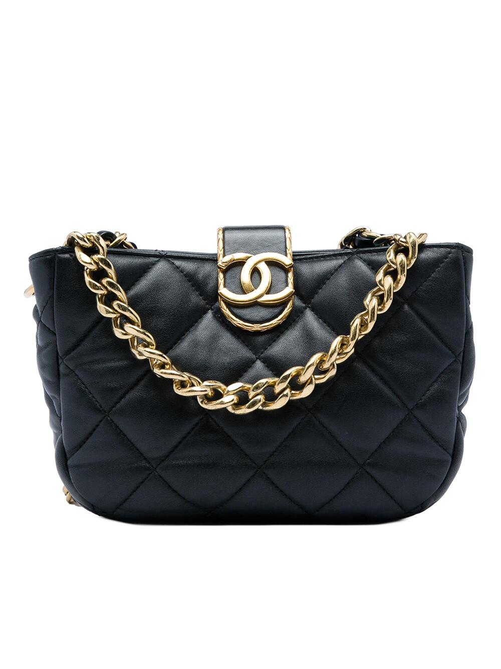 Chanel Cc Chain Hobo Quilted Lambskin #377830C37B